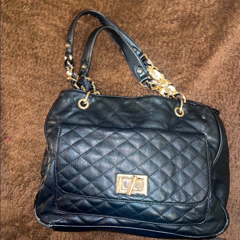 Aldo black tote bag